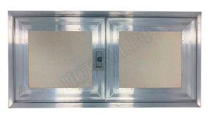 Люк-дверь под плитку Техно 2 створки Люк-дверь под плитку Техно 2 створки