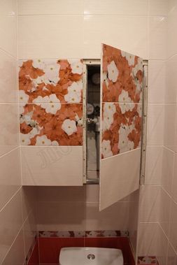 Люк под плитку Нажимной Секрет-Лайт 250*900 Люк под плитку Нажимной Секрет-Лайт 250*900