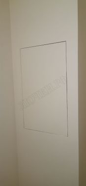 Люк под покраску Премиум Лайт для установки в стену Люк под покраску Премиум Лайт для установки в стену