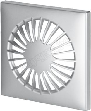 Вытяжной вентилятор Awenta System+, Turbo, 100 KWT100W, Omega, POSA100, Серебро (сатин), пластик Вытяжной вентилятор Awenta System+, Turbo, 100 KWT100W, Omega, POSA100, Серебро (сатин), пластик