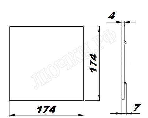 Вытяжной вентилятор airRoxy HS, чёрный глянец, 01-172 Вытяжной вентилятор airRoxy HS, чёрный глянец, 01-172