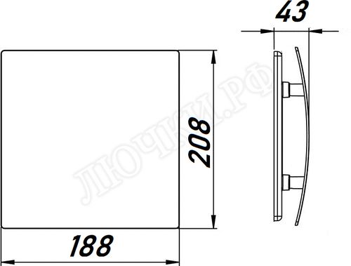 Вытяжной вентилятор Awenta System+, Turbo, 125, KWT125T, PEB125, Белый, пластик Вытяжной вентилятор Awenta System+, Turbo, 125, KWT125T, PEB125, Белый, пластик