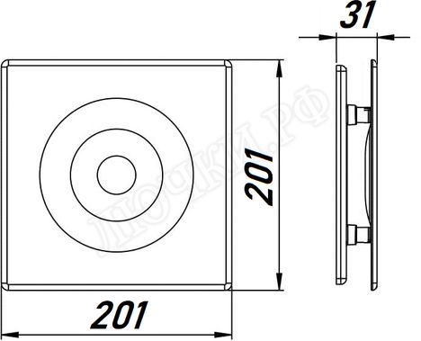 Вытяжной вентилятор Awenta System+, Turbo, 125, KWT125M, POB125, Белый, пластик Вытяжной вентилятор Awenta System+, Turbo, 125, KWT125M, POB125, Белый, пластик